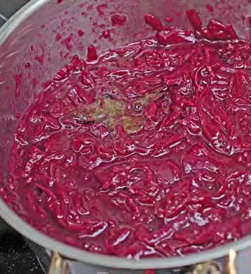 red cabbage: