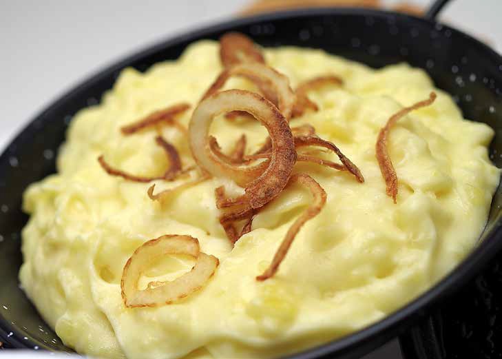 mashed potatoes: