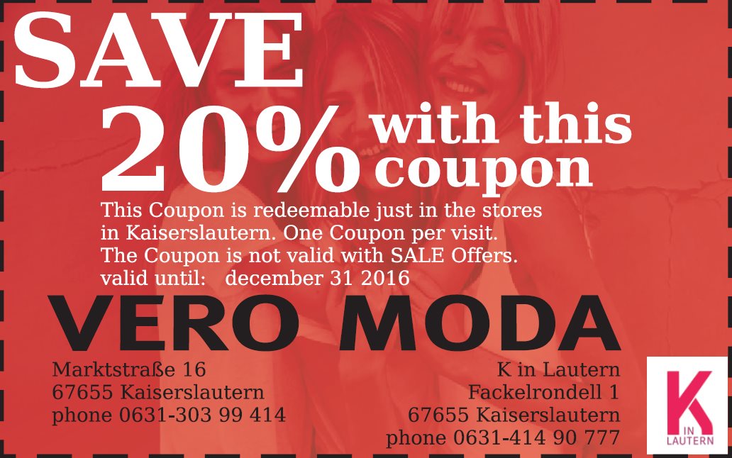 coupon for VERO MODA